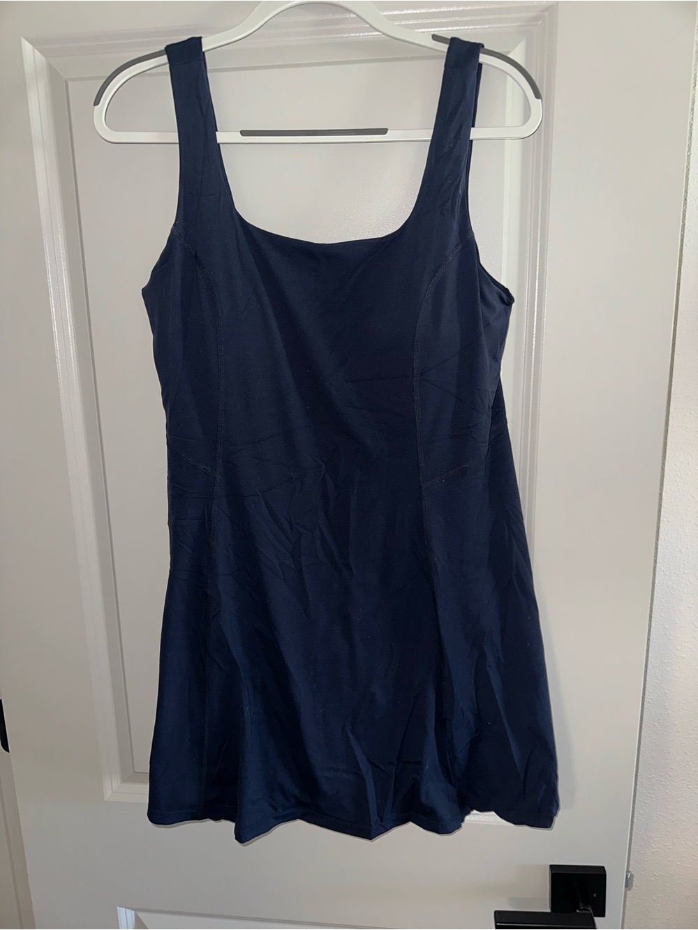 Zella Navy Scoop Neck Mini Dress